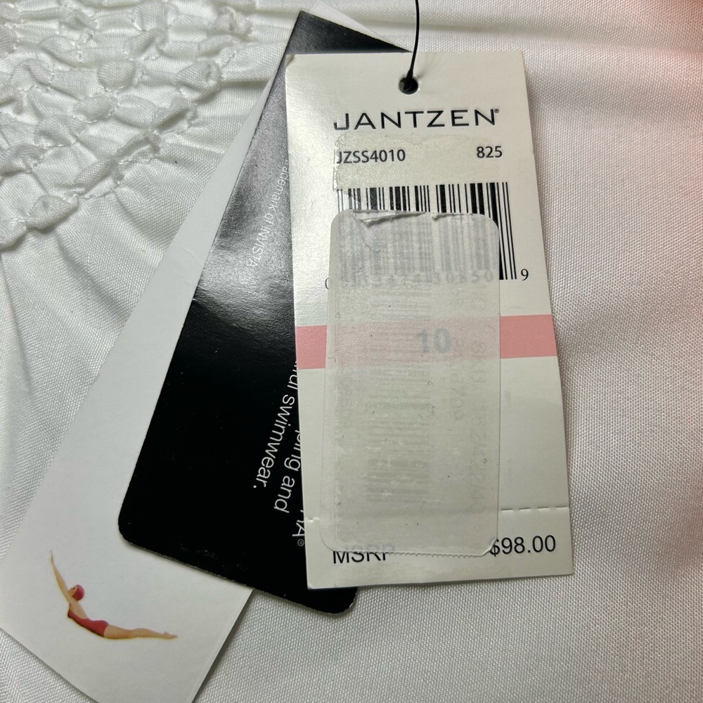 NWT Jantzen Orange V-Neck Ruch Mid Section Lightly Padded Cups One Piece Sz 10 - Picture 11 of 15